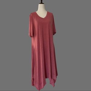 Super Comfy V-neck T-shirt Dress
